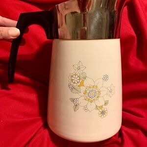 Corningware Blue and Yellow Coffee & Tea Set